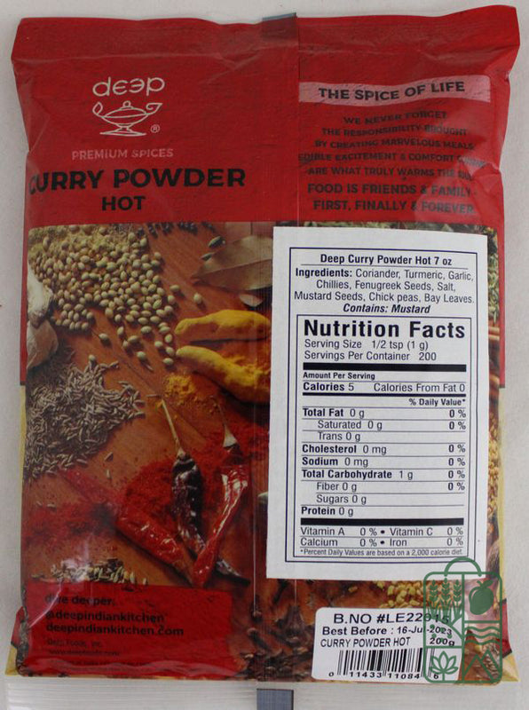 Curry Powder Hot 7 oz