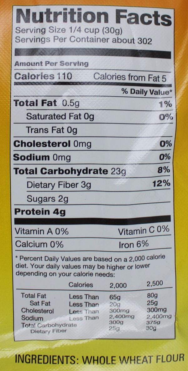 Chakki Atta(Whole Wheat Flour) 20Lb