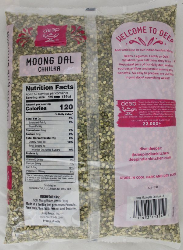 Moong Dal Chilka 4 lb