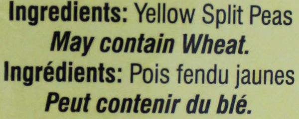 Yellow Split Peas 2 Lb