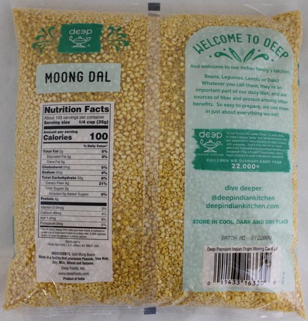 Moong Dal-Premium Indian Origin 8Lb