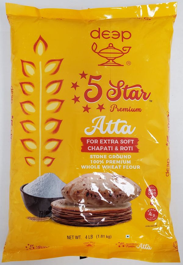 5 Star Premium Atta 4Lb