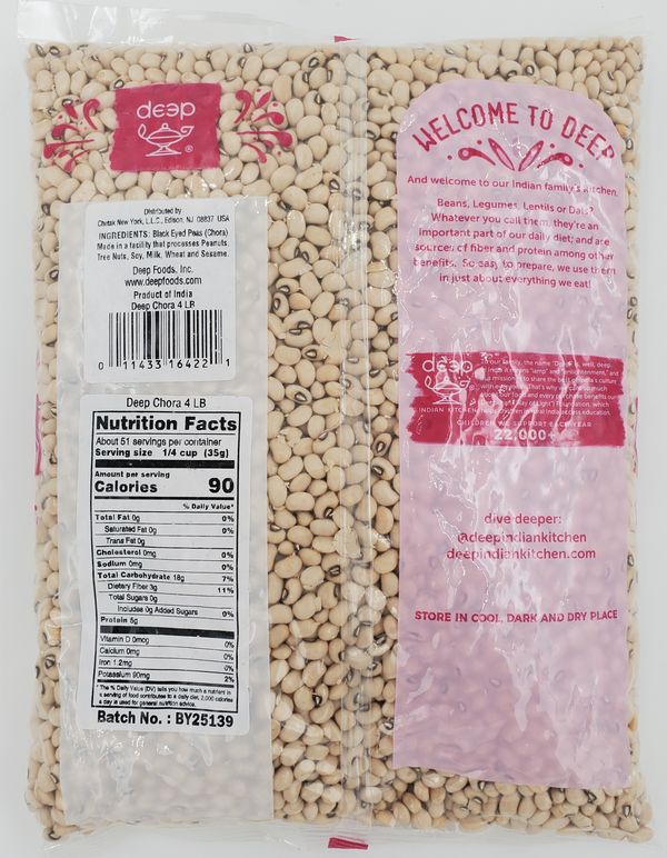 Chora Black Eyed Peas 4Lb