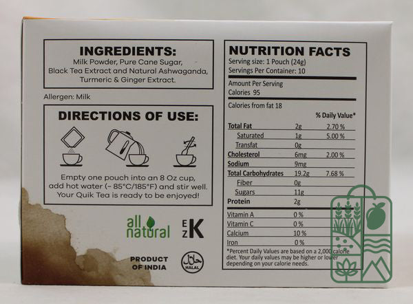 AshwagandhaTurmericGingerChai8.5Oz