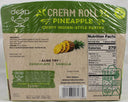 Cream Rolls-Pineapple (4 pcs) 7 Oz