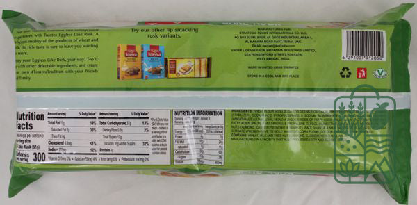 Eggless Cake Rusk 19.4Oz