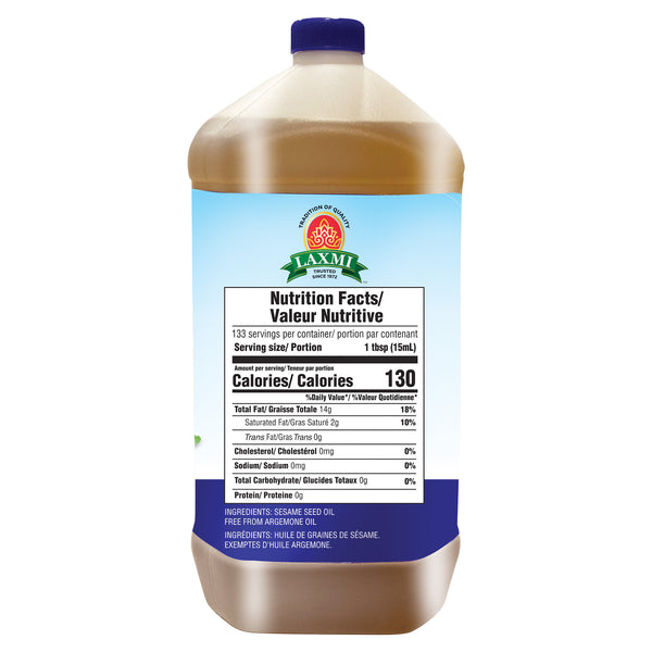 LaxmiIndianGingellyOil_2Ltr_Bottle_Back