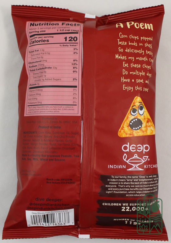 Masala Pops-Barbeque 2.8 Oz