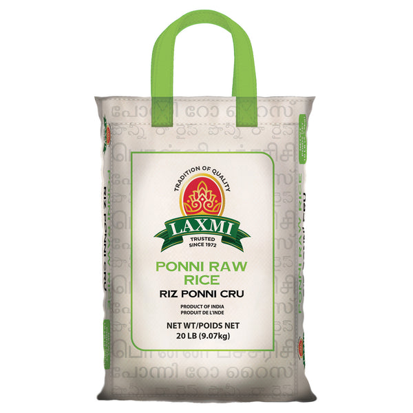 Laxmi Ponni Raw Rice (20 lb)