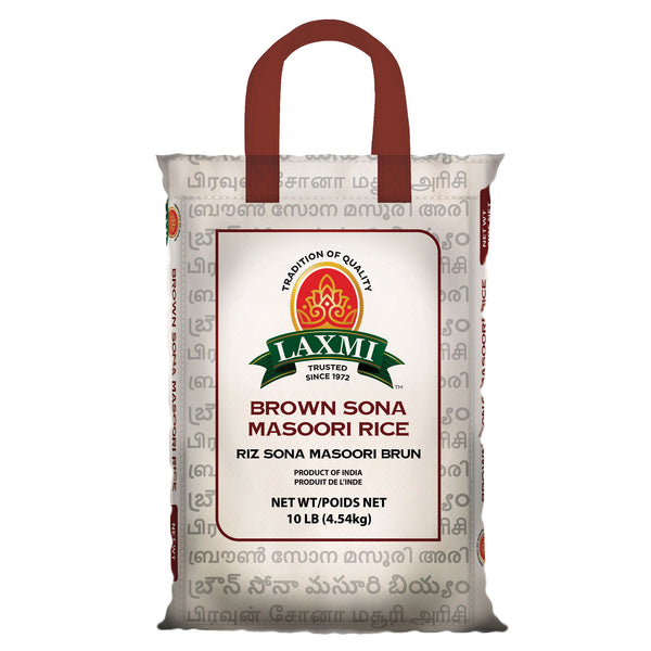 Laxmi Sona Masoori Brown Rice (10 lb)