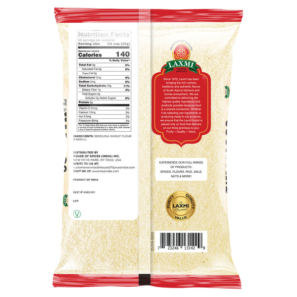 Laxmi Sooji Fine (4 lb)