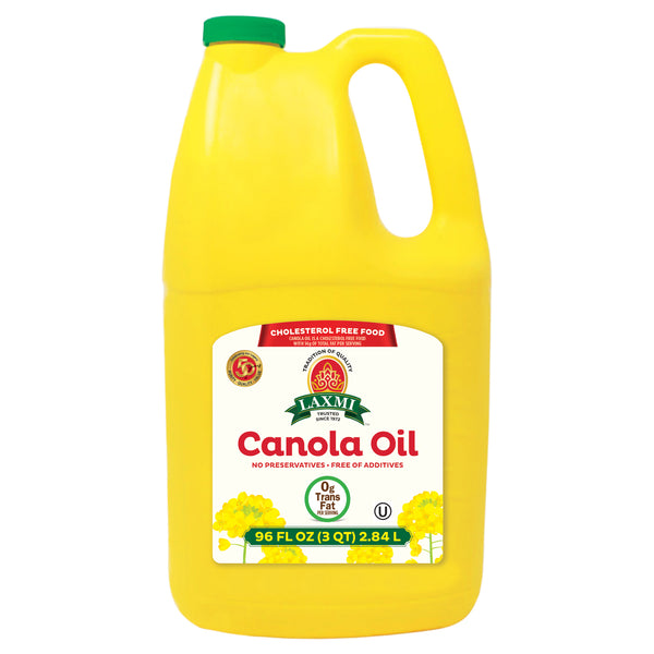 Laxmi Canola Oil 96 Fl Oz (3 QT) 2.84 Ltr