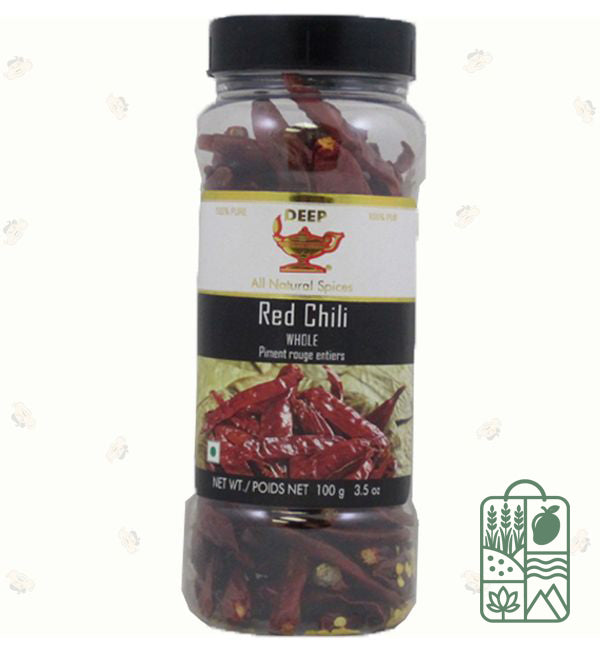 Red Chilli Whole (Bottle) 3.5oz