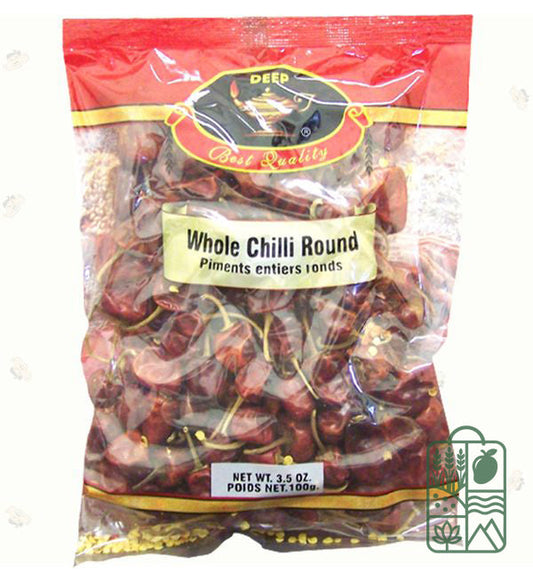 Whole Chilli Round 3.5 oz.